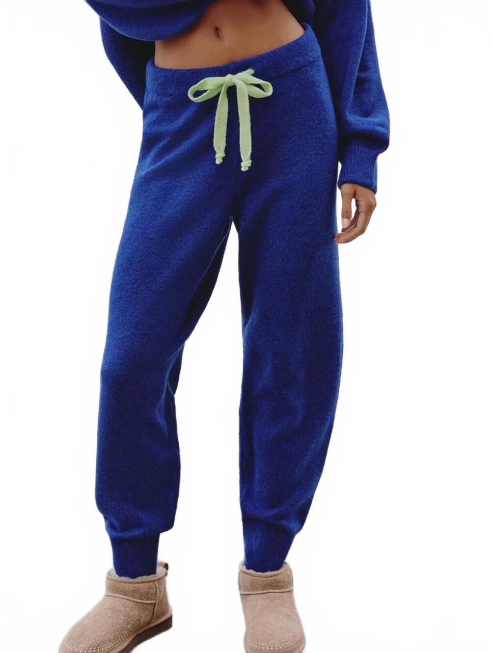 Daily Practice Huddle Up Pop Cord Pants Anthropologie NWT Navy Small